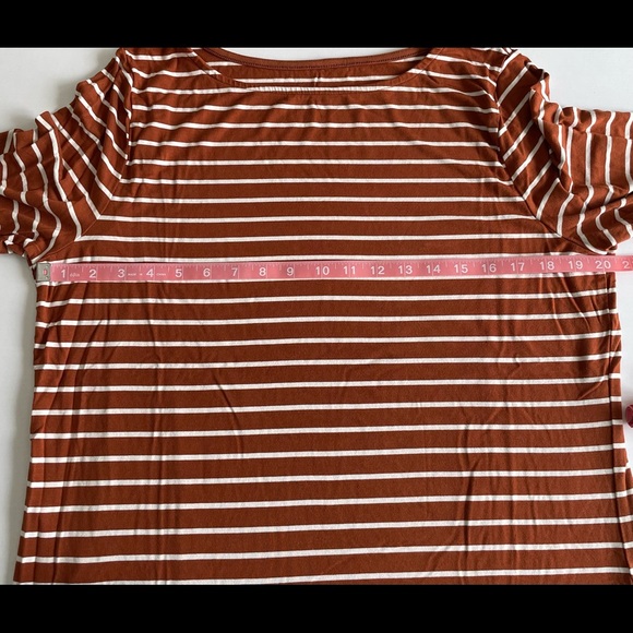 Striped Jersey Tee 3/4 Sleeves - Picture 6 of 7